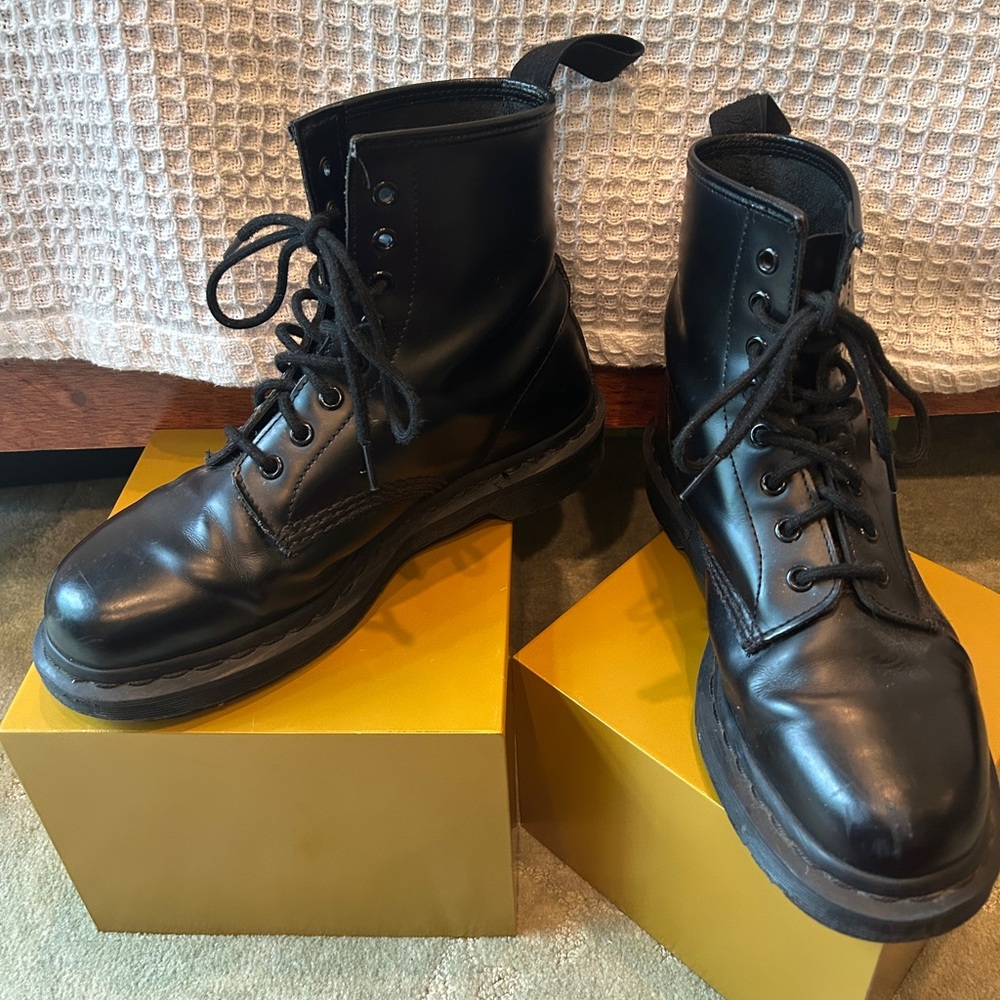 Black Women’s Doc Martens Combat Boots